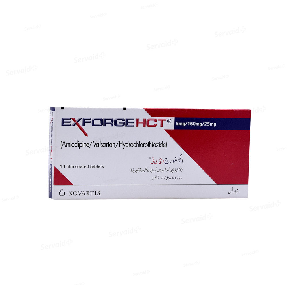 Exforge Hct Tablets 5 160 25mg 14 s Medical Bazar