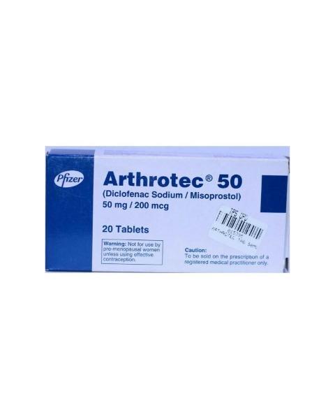 Arthrotec 50 Tablets 50mg 20s – Medical Bazar